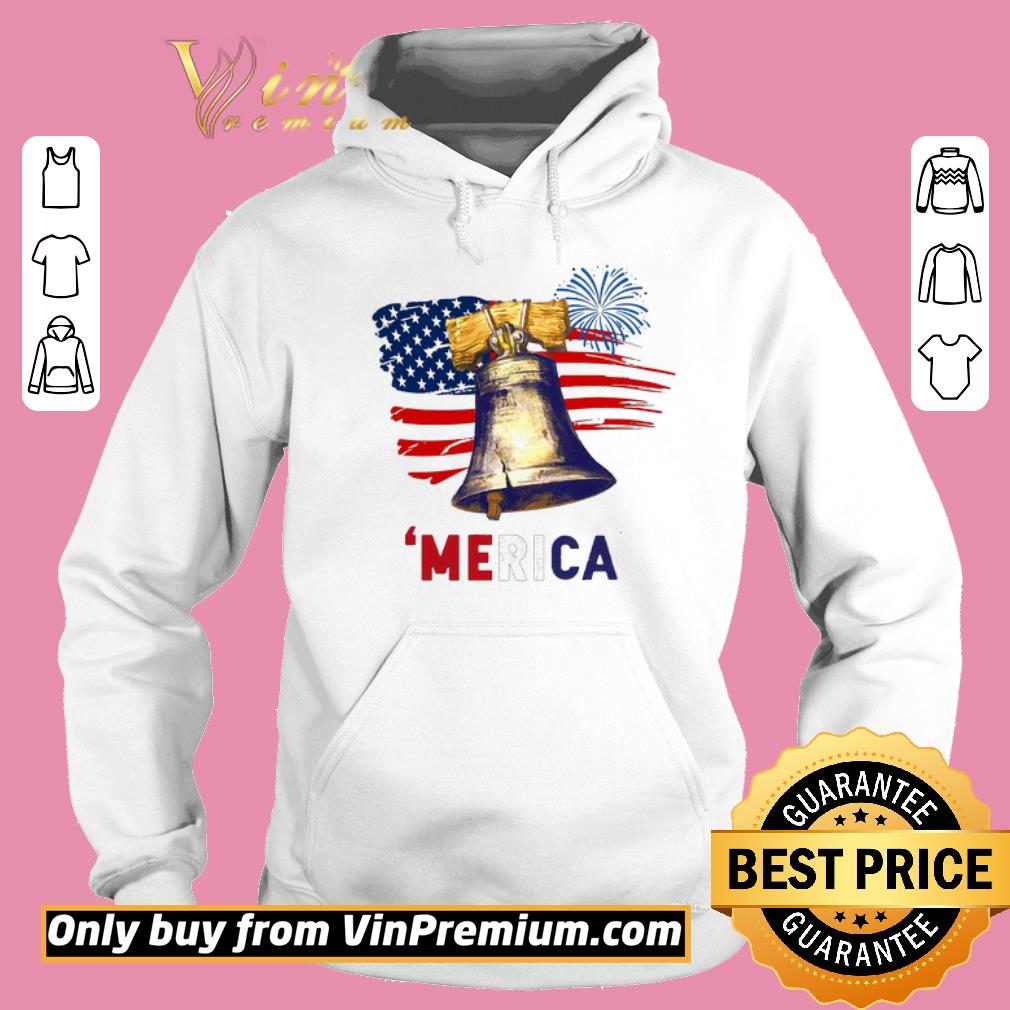 Official 4th Of July American Church Bell Merica shirt