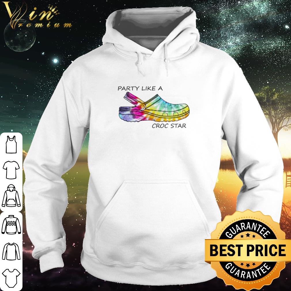 Official Hippie Crocs Party like a croc star shirt