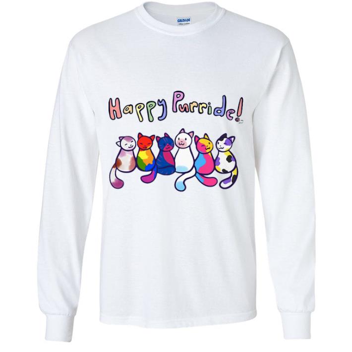 Nice Happy Purride Cats Lovers shirt
