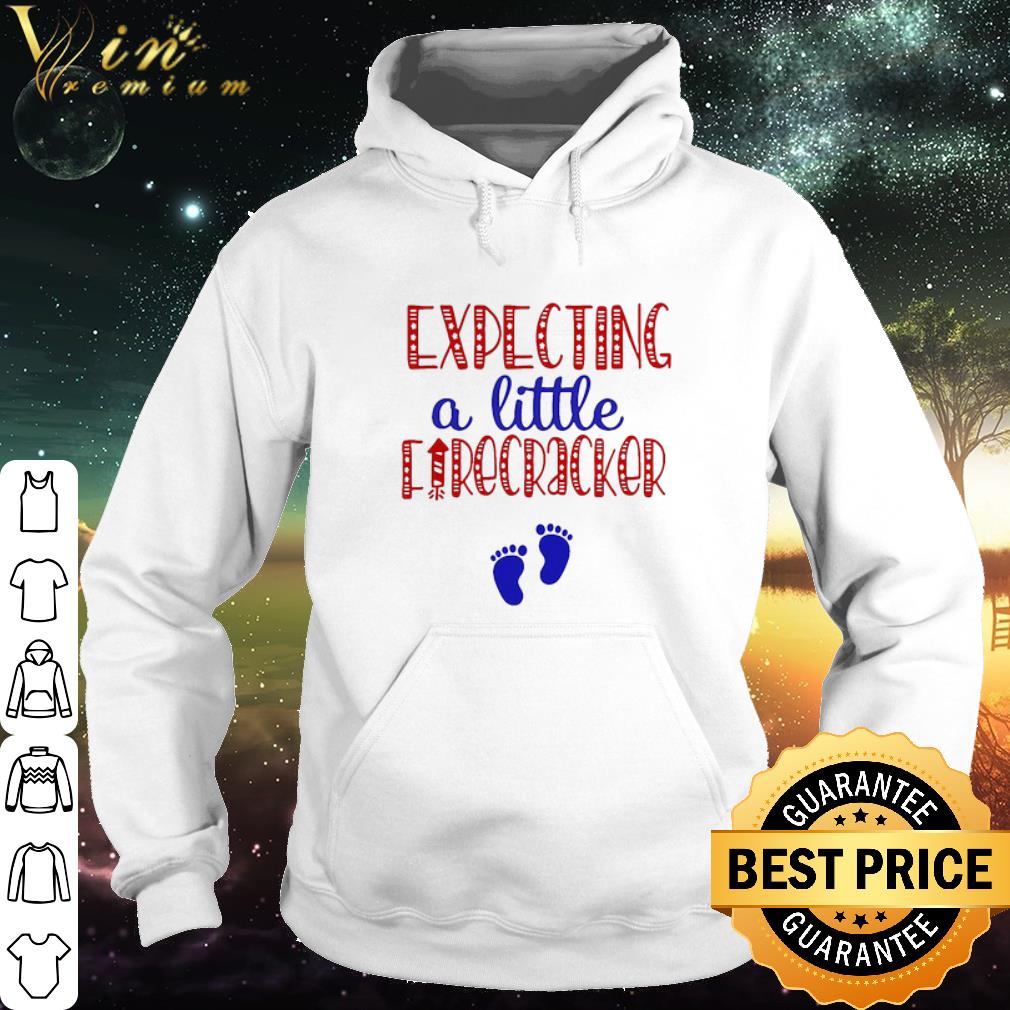 Official Expecting a little firecracker shirt