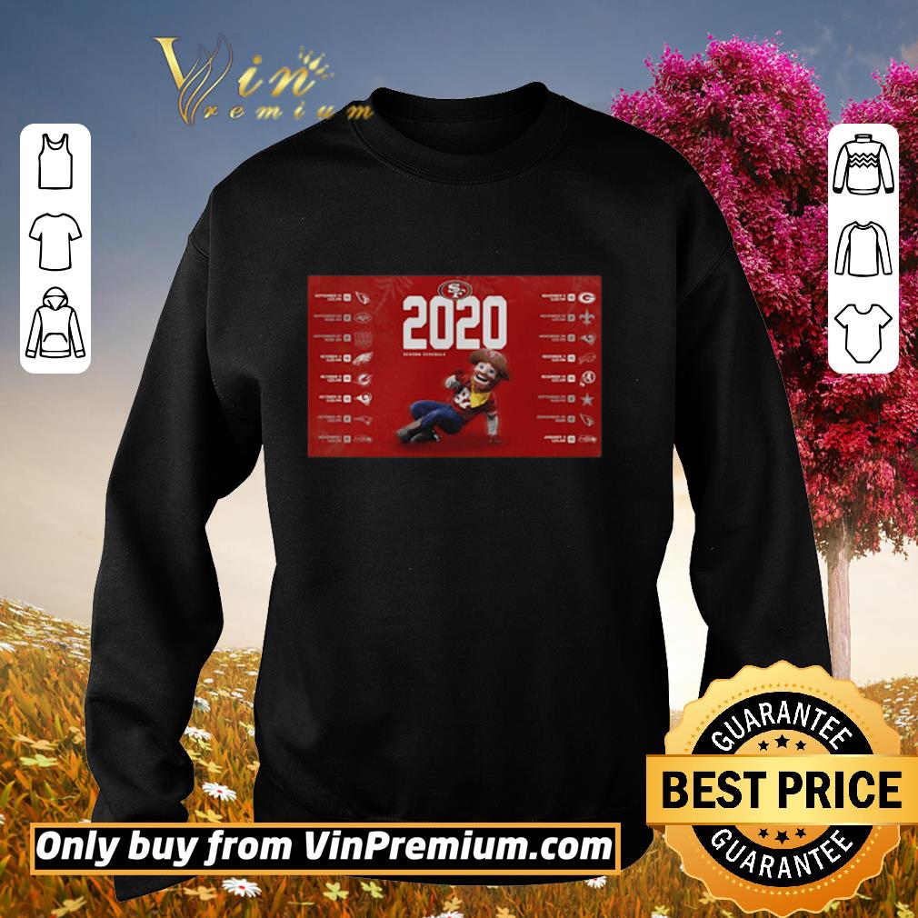 Premium San francisco 49ers football 2020 season schedule shirt 5 Premium San francisco 49ers football 2020 season schedule shirt