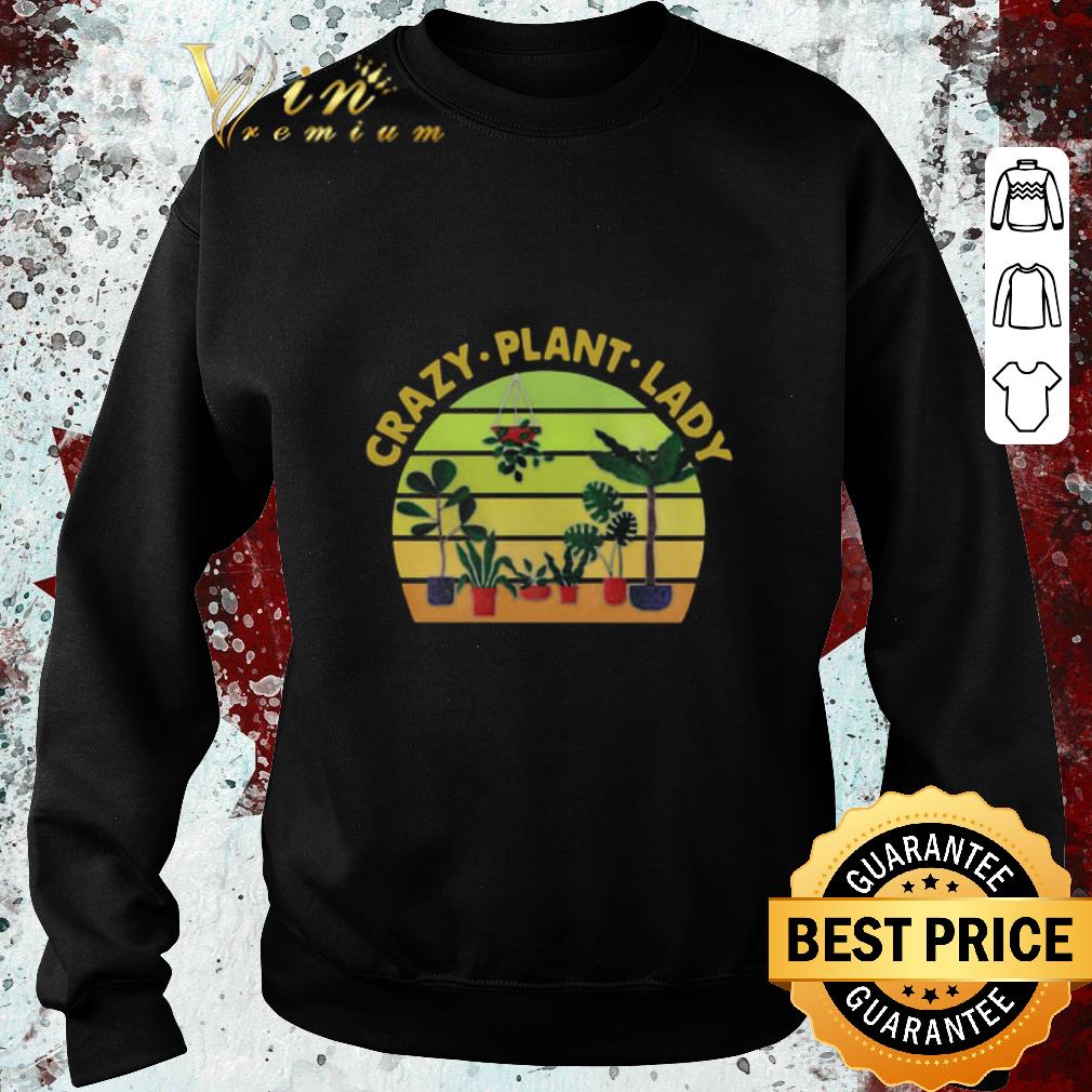 Funny Crazy Plant Lady Gardening Vintage shirt