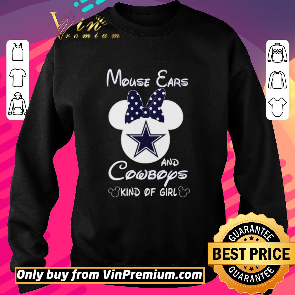 Funny Mouse ears and Dallas Cowboys kind of girl shirt 5 Funny Mouse ears and Dallas Cowboys kind of girl shirt