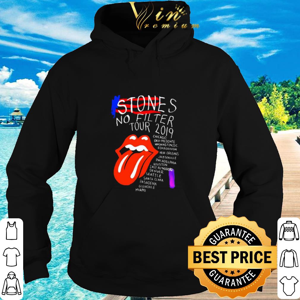 Official Stones No Filter Tour 2019 List shirt 5 Official Stones No Filter Tour 2019 List shirt