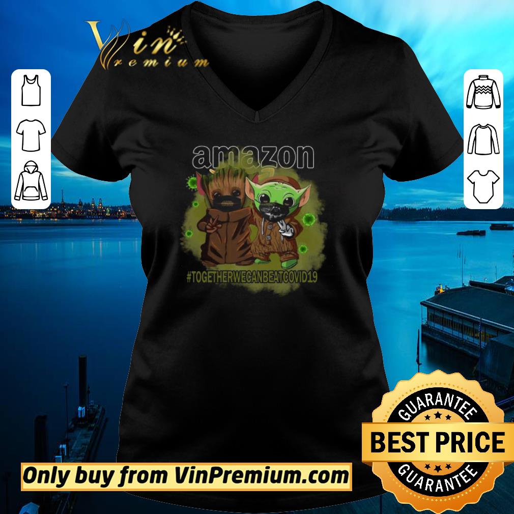 Official Baby Groot And Baby Yoda Face Mask Star Wars Darth Vader Amazon Together We Can Beat Covid 19 shirt 1 Official Baby Groot And Baby Yoda Face Mask Star Wars Darth Vader Amazon Together We Can Beat Covid 19 shirt 2