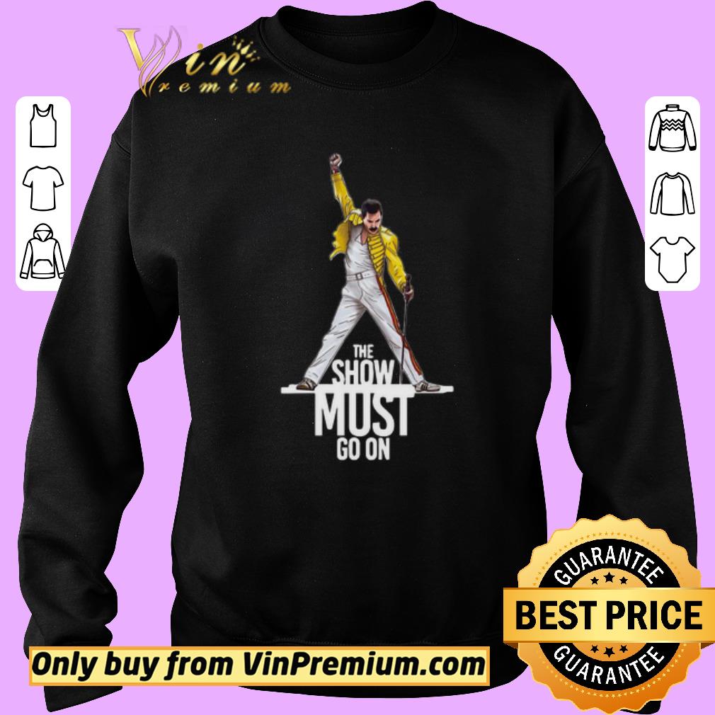 Official Freddie Mercury Queen The Show Must Go On shirt