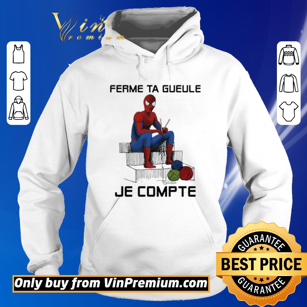 Funny Spider Man ferme ta gueule Je compte shirt 5 Funny Spider Man ferme ta gueule Je compte shirt