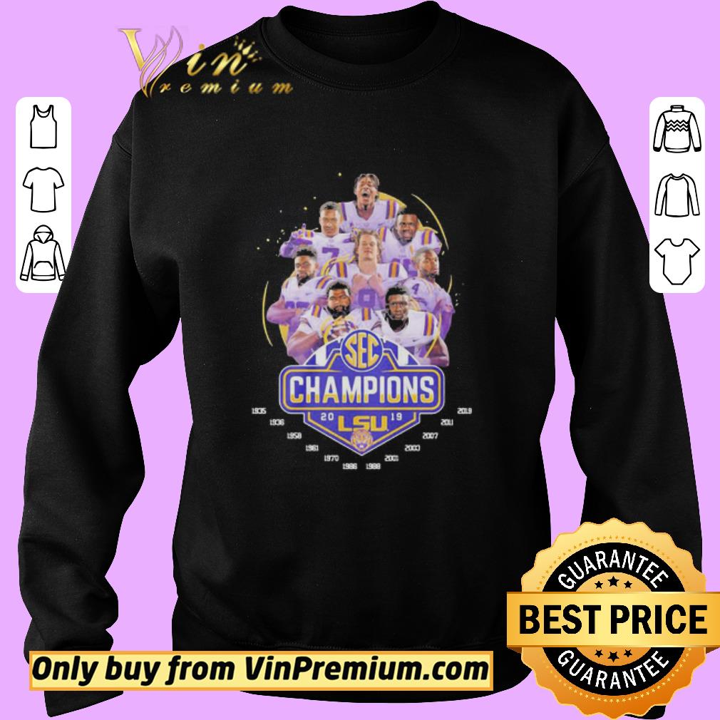 Funny Sec champions 2019 LSU Tigers football team shirt