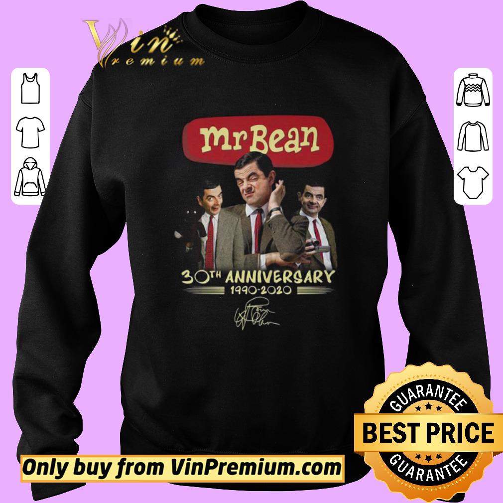 Premium Mr bean 30th anniversary 1990 2020 signature shirt 5 Premium Mr bean 30th anniversary 1990 2020 signature shirt
