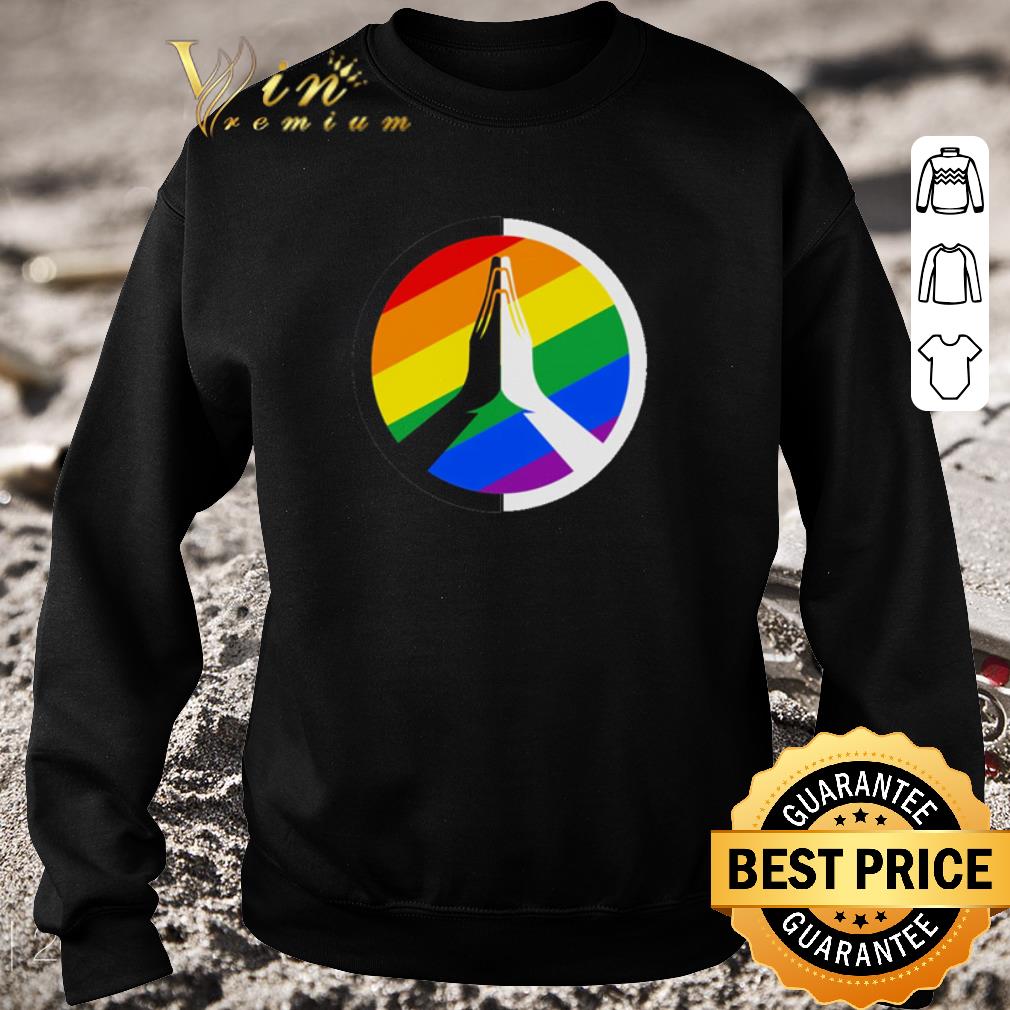 Premium LGBT Peace Emblem End Hate shirt 5 Premium LGBT Peace Emblem End Hate shirt