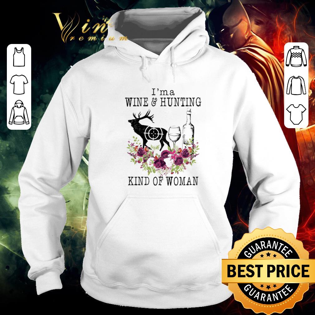 Official I’m A Wine And Hunting Deer Kind Of Woman Floral shirt 5 Official I’m A Wine And Hunting Deer Kind Of Woman Floral shirt