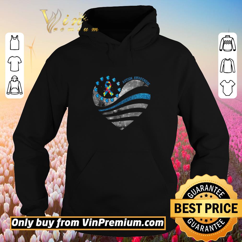Funny Autism Awareness Heart Thin Blue Line shirt 5 Funny Autism Awareness Heart Thin Blue Line shirt