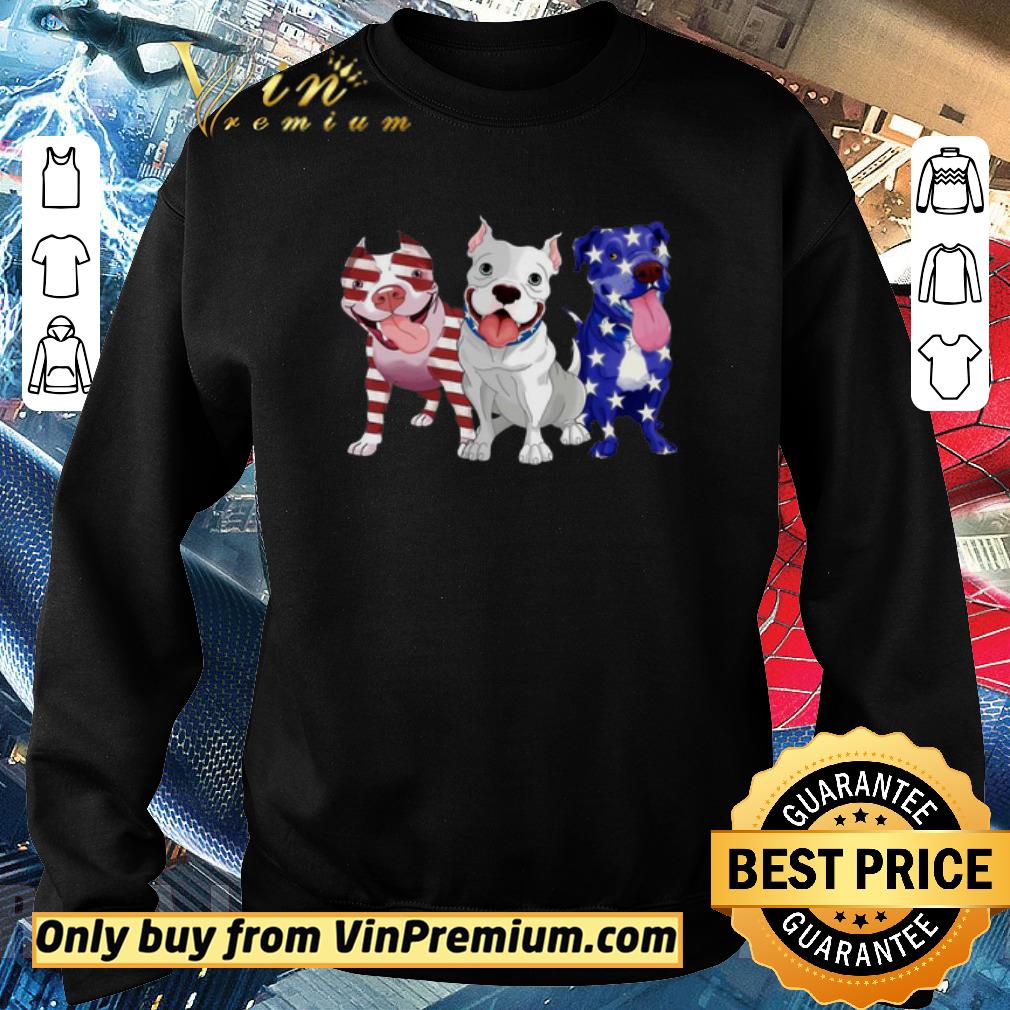 Funny American pitbull terriers Flag 4th of July shirt 5 Funny American pitbull terriers Flag 4th of July shirt
