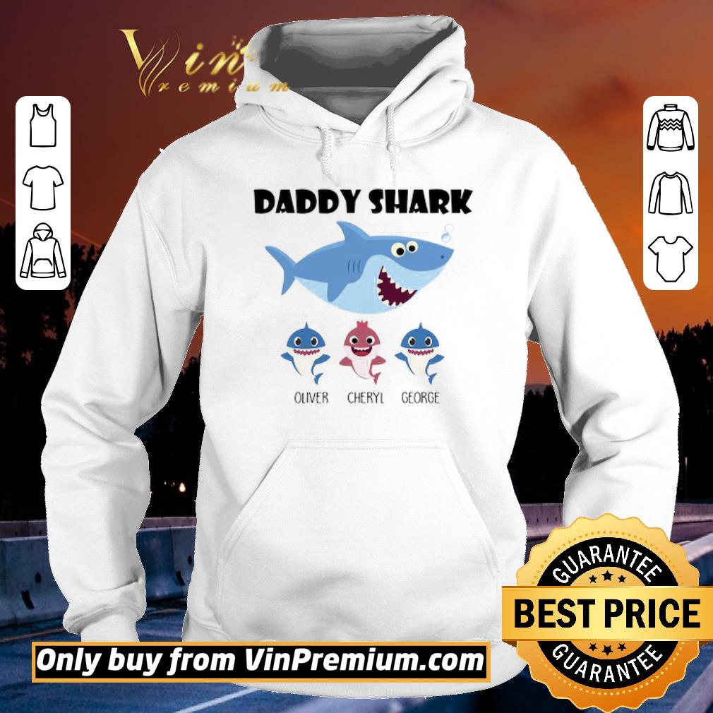 Funny Daddy Shark Oliver Cheryl George shirt 5 Funny Daddy Shark Oliver Cheryl George shirt