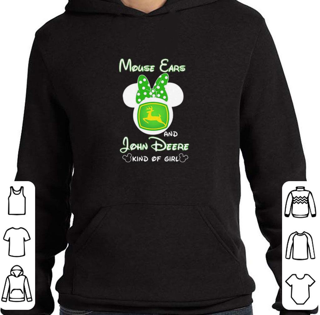Premium Minnie Mouse Ears And John Deere Kind Of Girl shirt