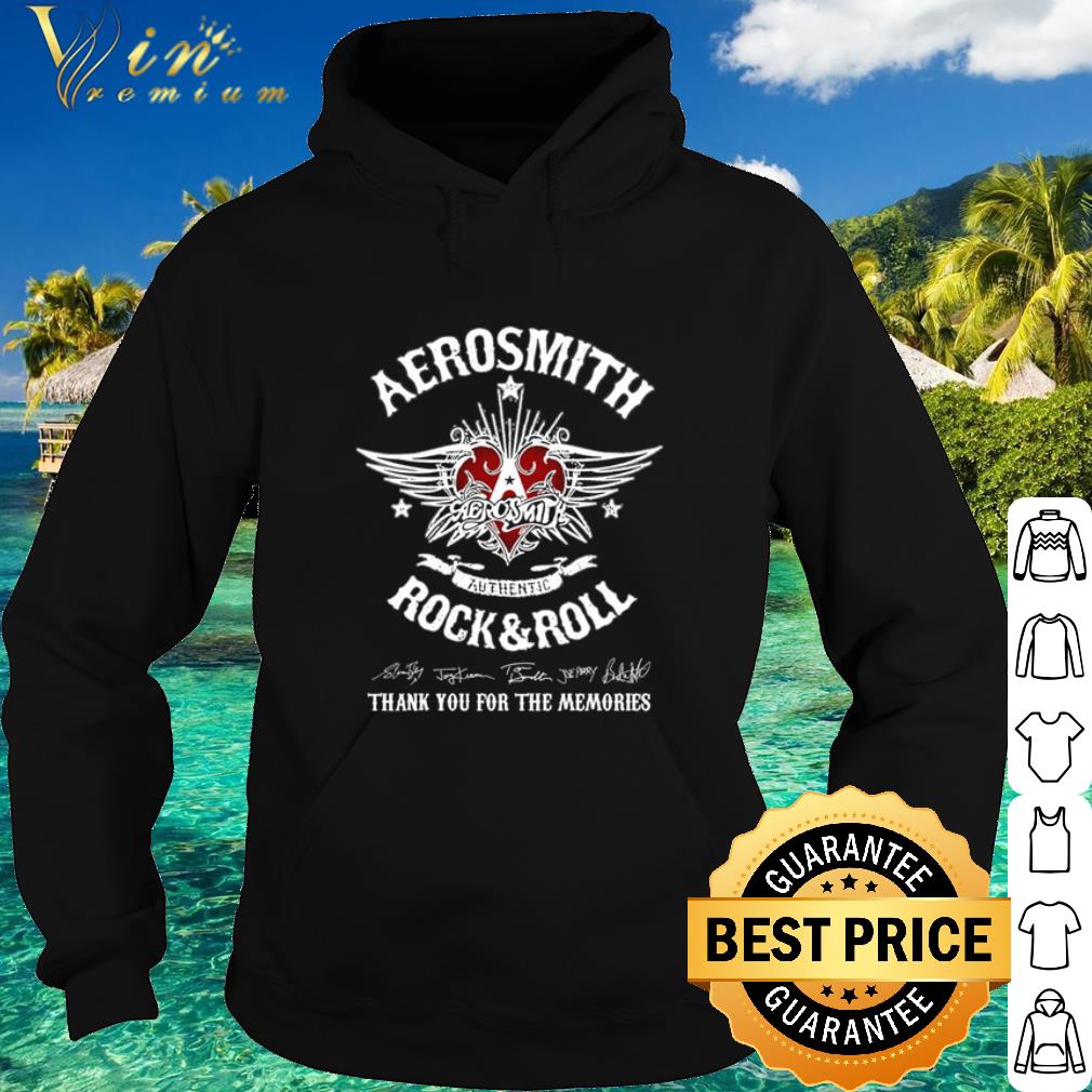 Official Logo Aerosmith Authentic Rock and Roll signatures shirt 5 Official Logo Aerosmith Authentic Rock and Roll signatures shirt