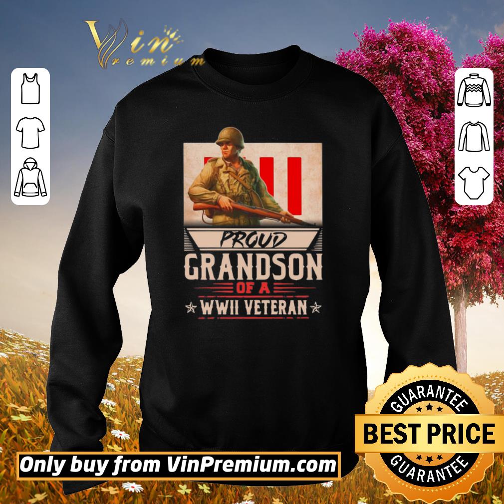 Premium Proud Grandson Of A Wwii Veteran shirt