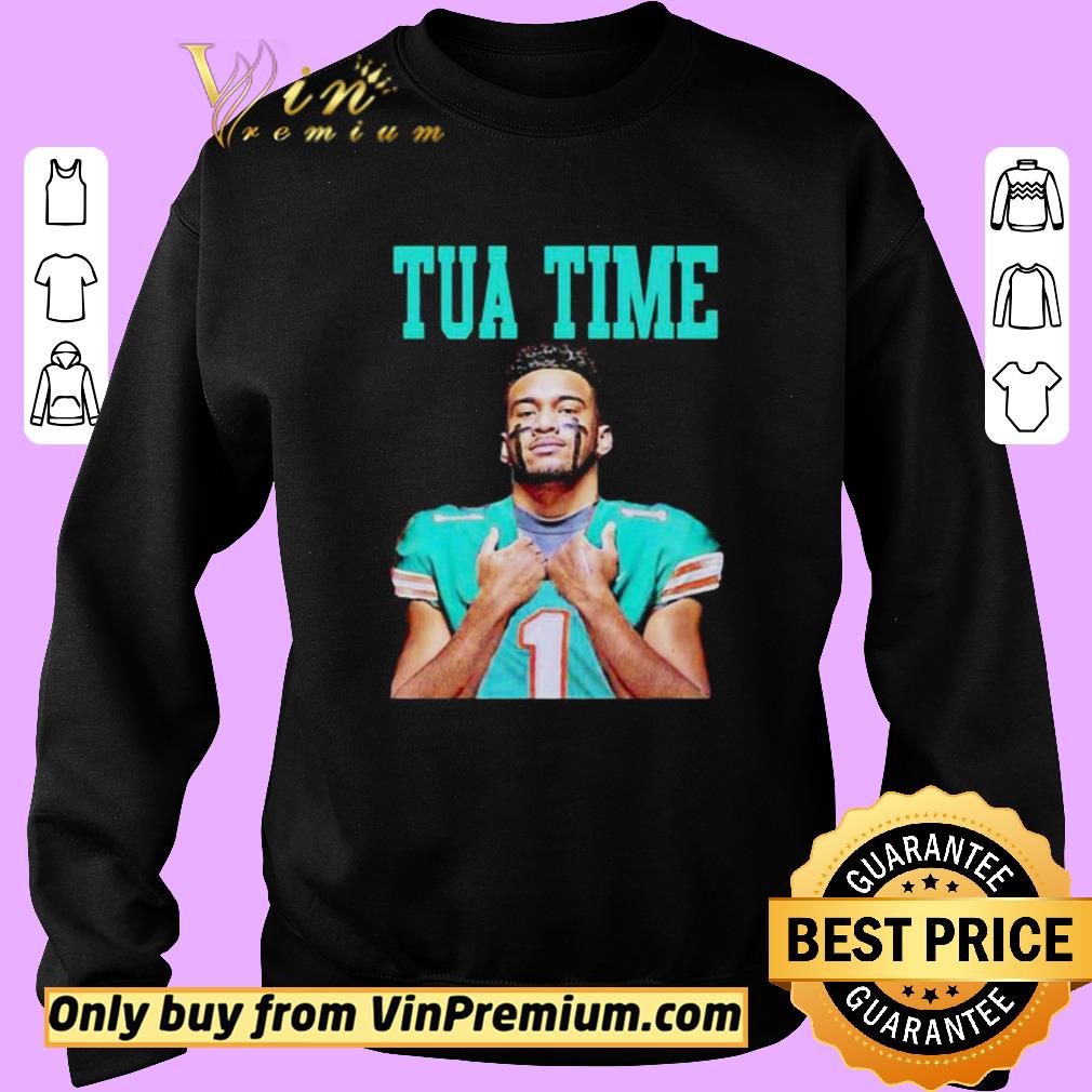 Official Tua in a miami dolphins team football shirt
