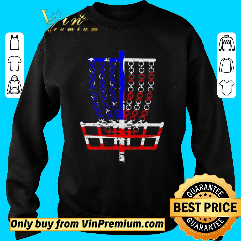 Funny Disc Golf Flag Disc Golf Basket shirt