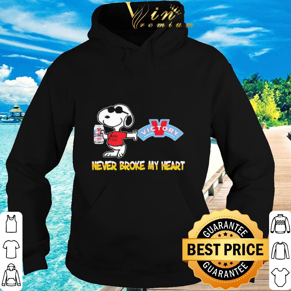 Pretty Snoopy Victory Brewing Beer Never Broke My Heart shirt 5 Pretty Snoopy Victory Brewing Beer Never Broke My Heart shirt