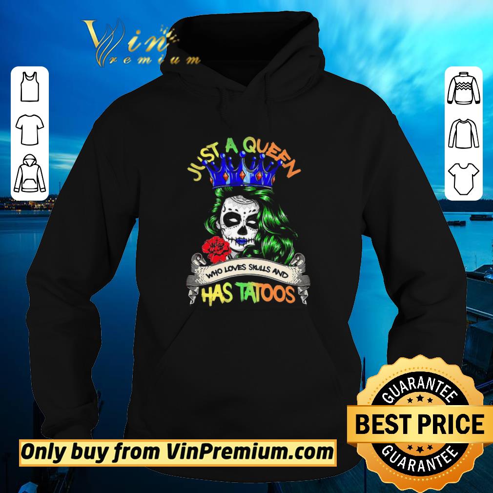 Official Festival of death just a queen who loves skull and has tattoos shirt