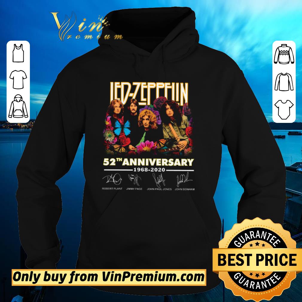 Premium Led Zeppelin 52th Anniversary 1968 2020 Signature shirt