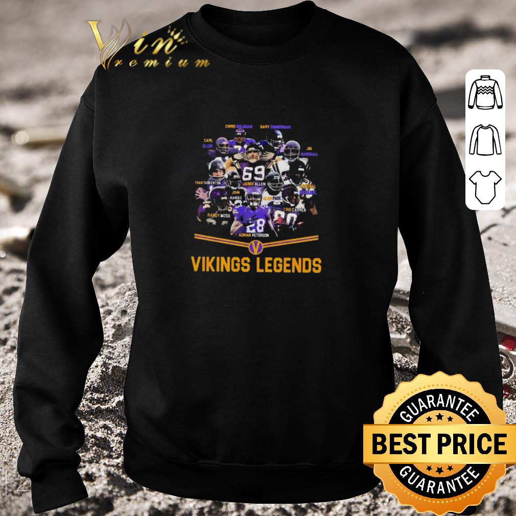 Awesome Minnesota Vikings Team Legends Signatures shirt