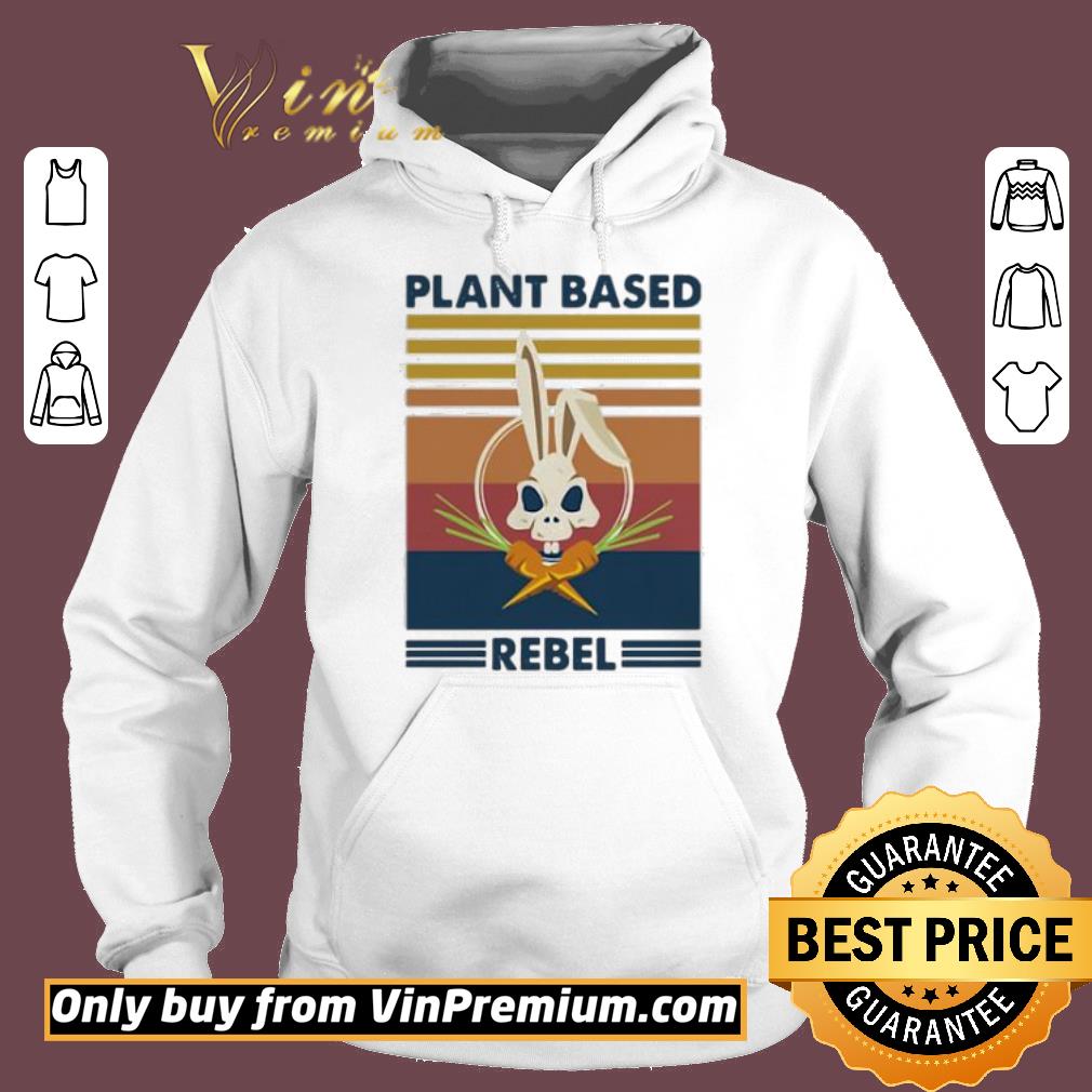 Premium Bunny Skull Plant Based Rebel Vintage shirt