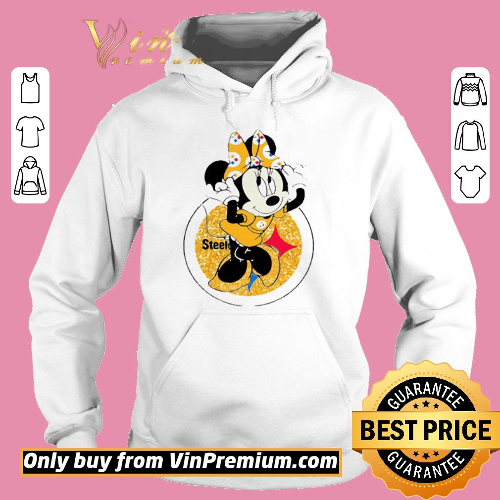 Official Disney Minnie Mouse Pittsburgh Steelers Football shirt