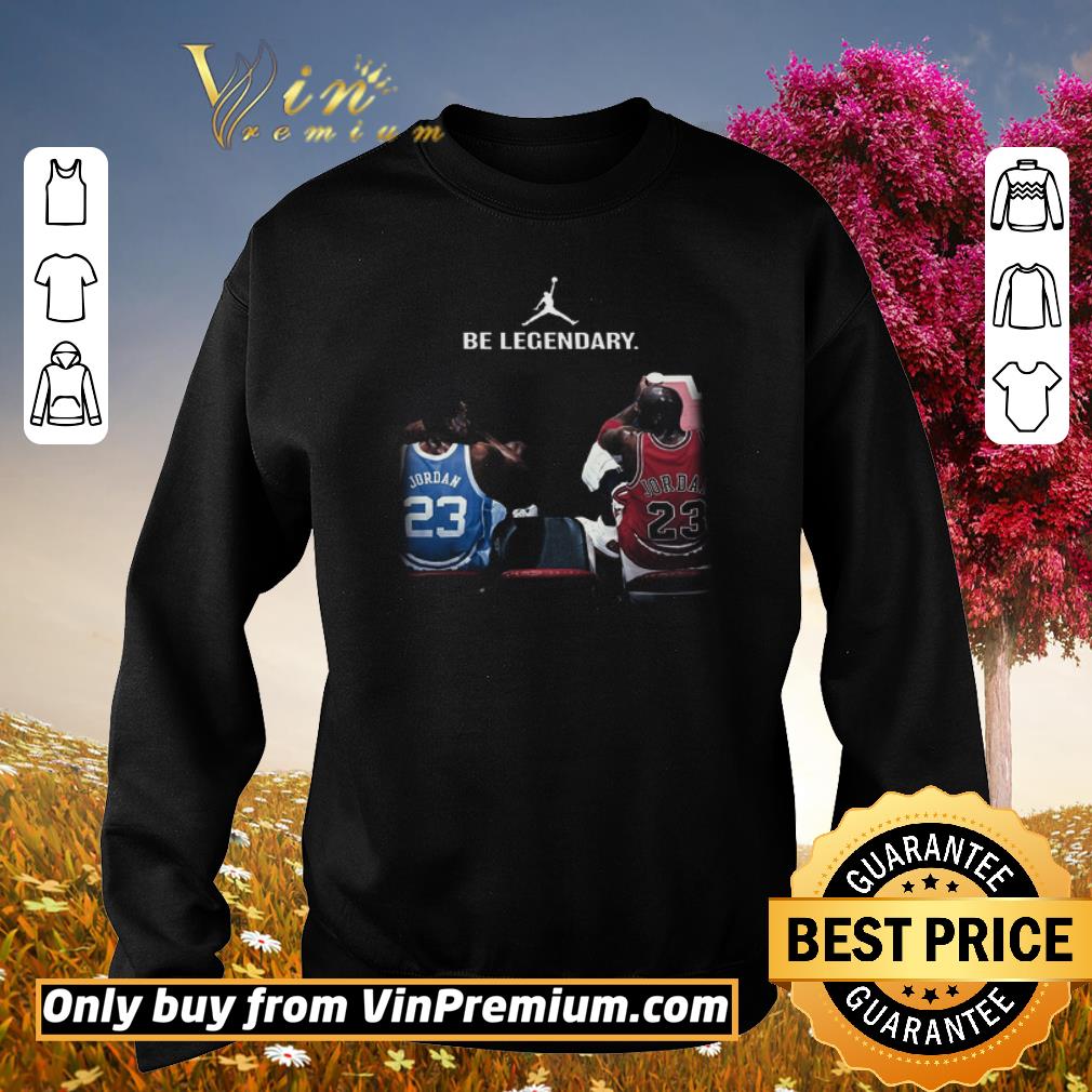 Funny Be Legendary 23 Kobe Bryant And 23 Michael Jordan shirt