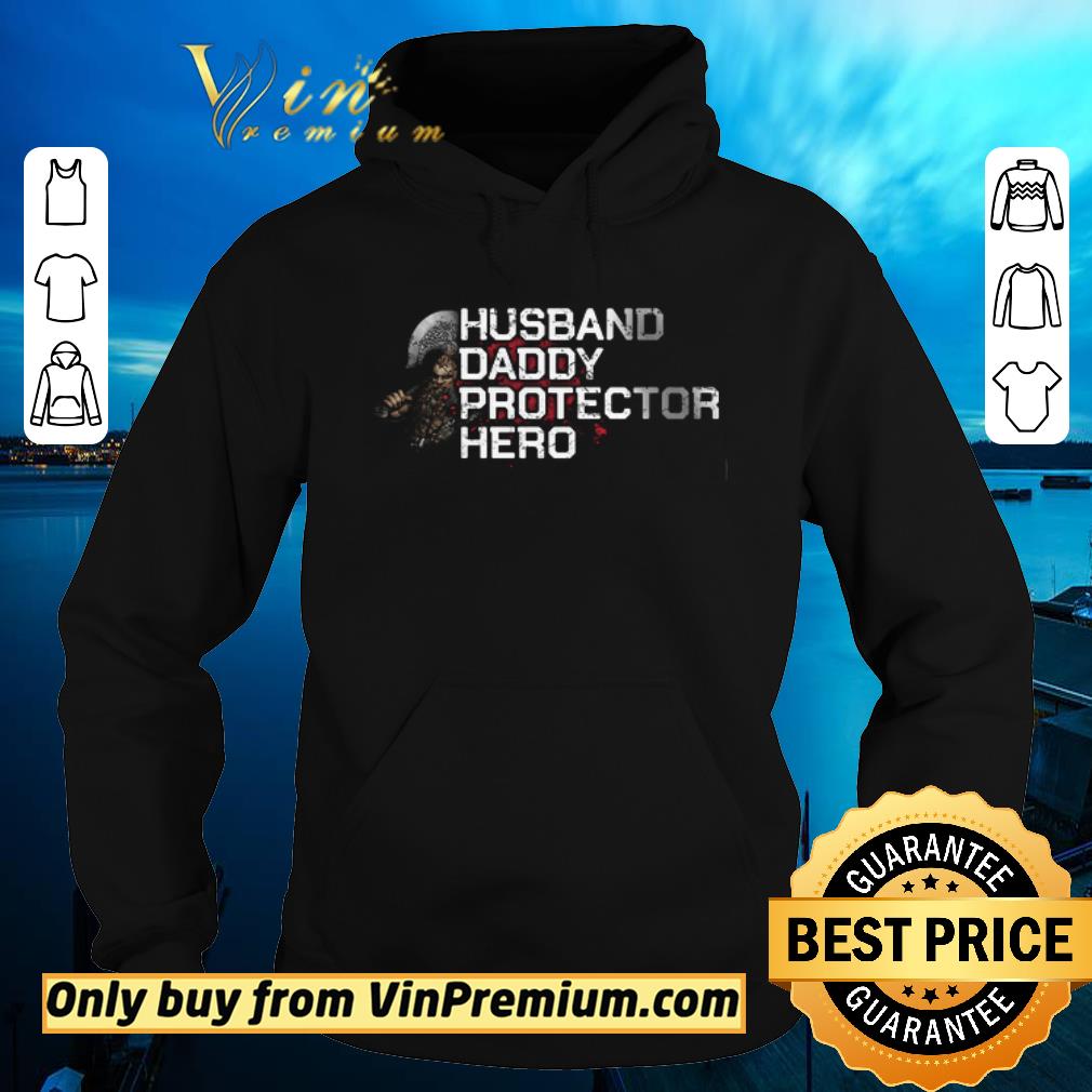Funny Husband Daddy Protector Hero shirt