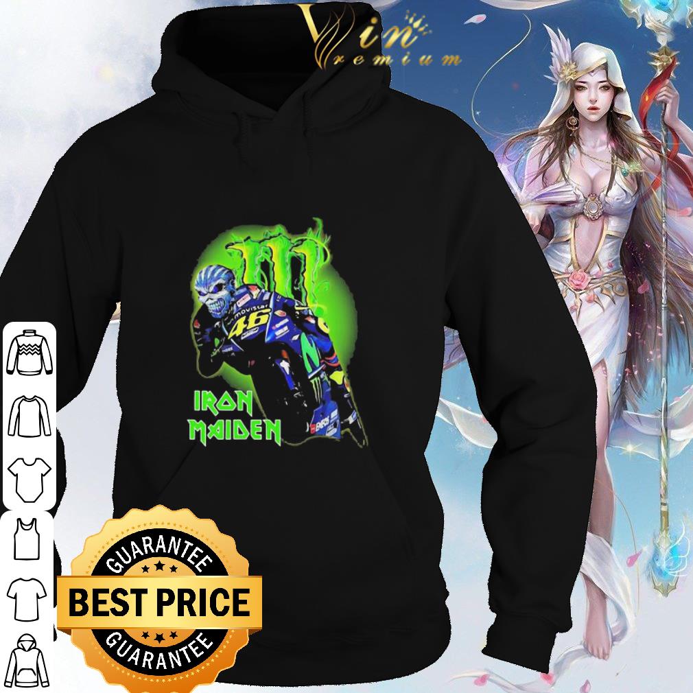 Premium Iron Maiden Mashup Valentino Rossi 46 Movistar Yamaha MotoGP shirt