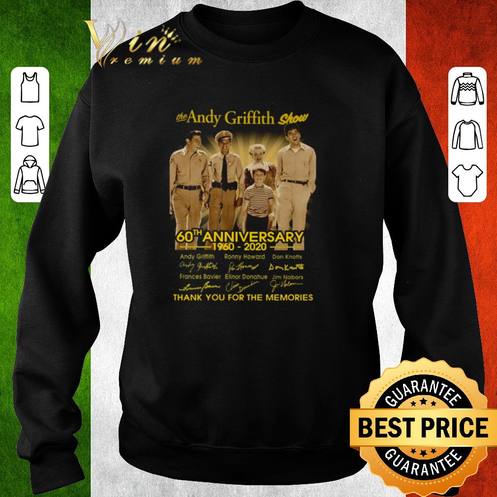 Pretty The Andy Griffith Show 60th anniversary 1960-2020 signatures shirt 5 Pretty The Andy Griffith Show 60th anniversary 1960-2020 signatures shirt