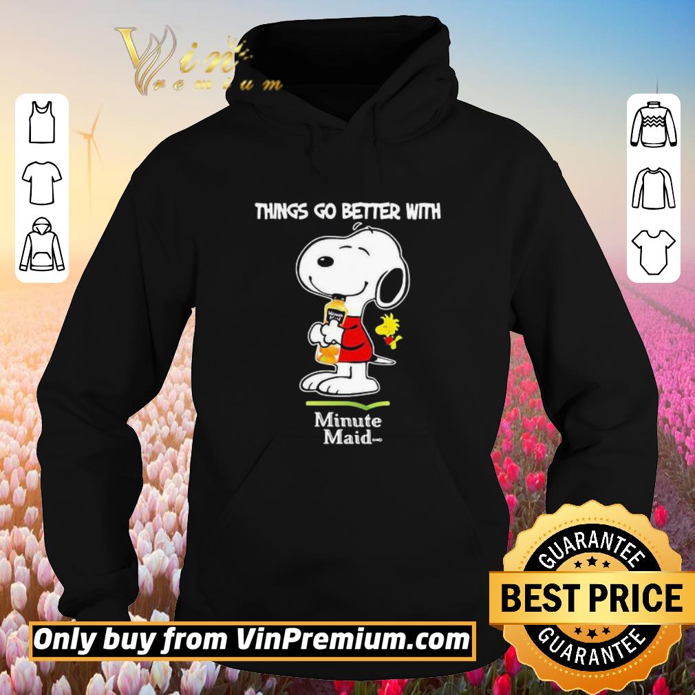 Official Snoopy And Woodstock Things Go Better With Minute Maid Logo shirt 5 Official Snoopy And Woodstock Things Go Better With Minute Maid Logo shirt
