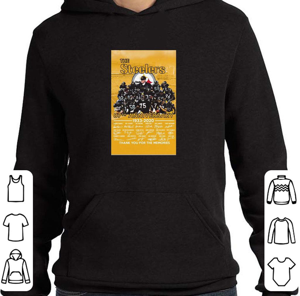 Pretty The Pittsburgh Steelers 87th Anniversary 1933 2020 Signatures Poster shirt 5 Pretty The Pittsburgh Steelers 87th Anniversary 1933 2020 Signatures Poster shirt