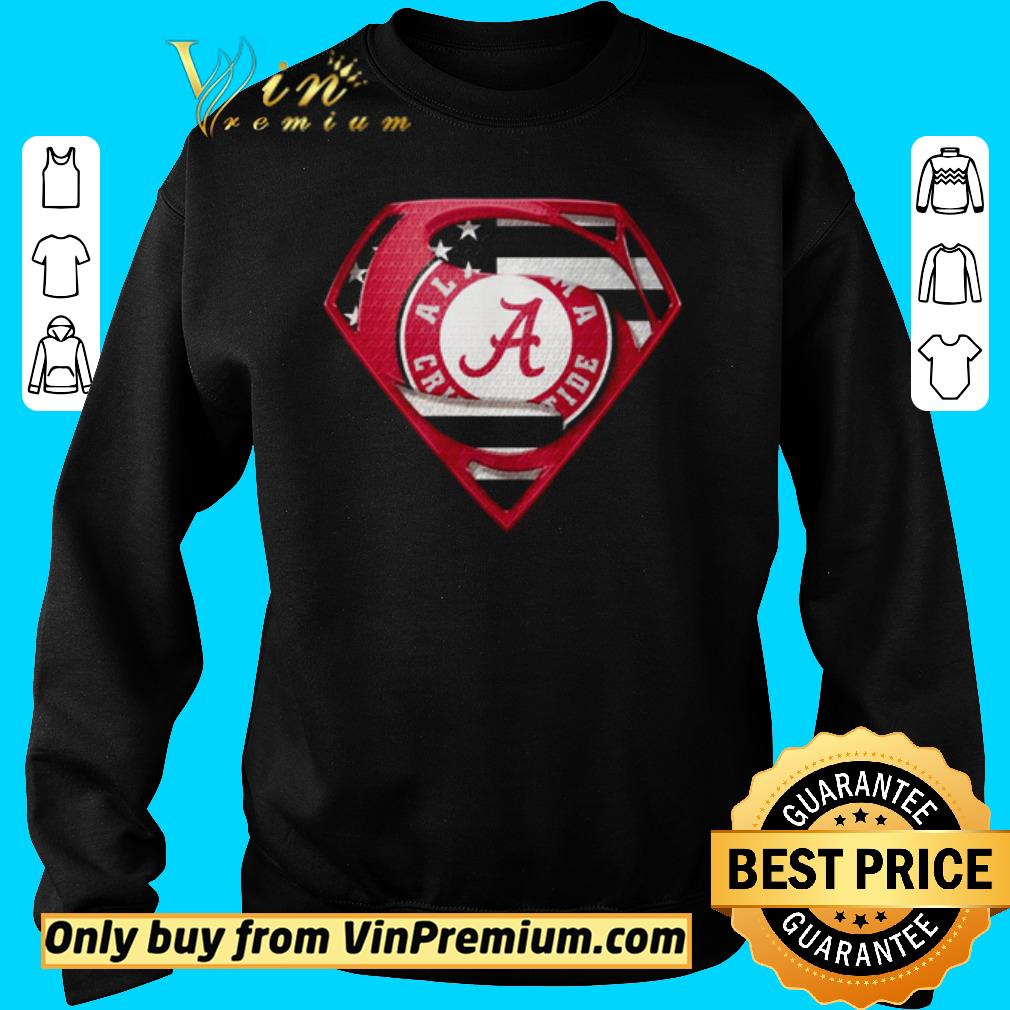 Premium Superman alabama crimson tide american flag shirt 5 Premium Superman alabama crimson tide american flag shirt