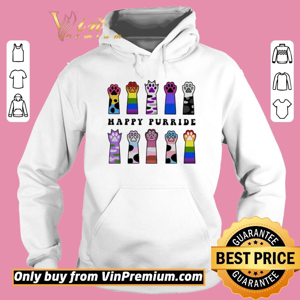 Premium Happy purride paws cat lgbt shirt 5 Premium Happy purride paws cat lgbt shirt
