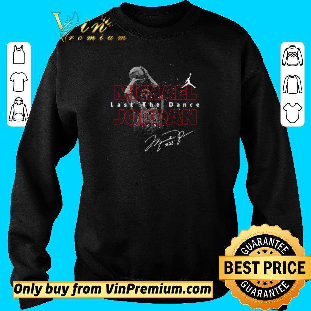 Official Michael Jordan last the dance signatures shirt 5 Official Michael Jordan last the dance signatures shirt