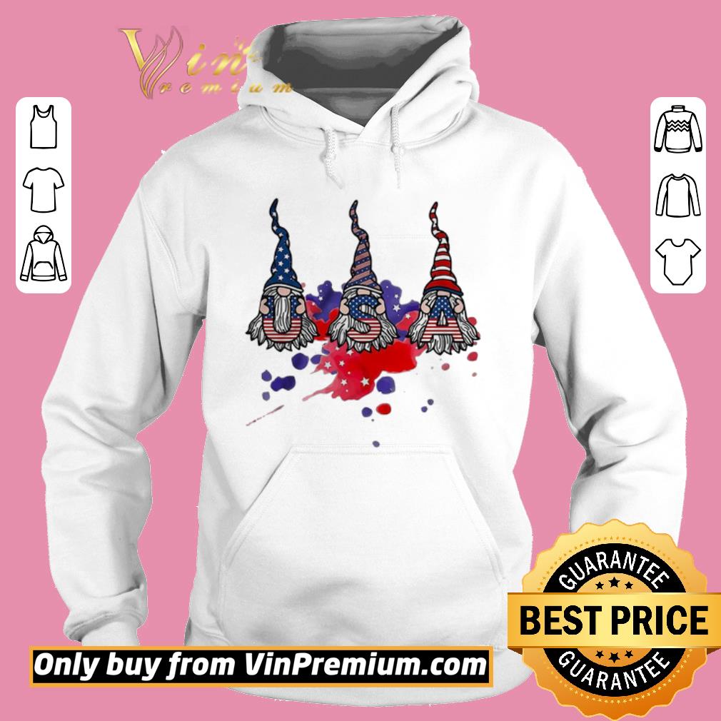 Premium Gnomes america 4th of july independence day shirt