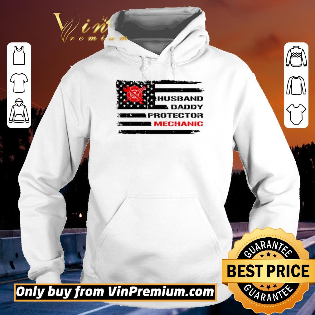 Funny American flag husband daddy protector mechanic shirt 5 Funny American flag husband daddy protector mechanic shirt