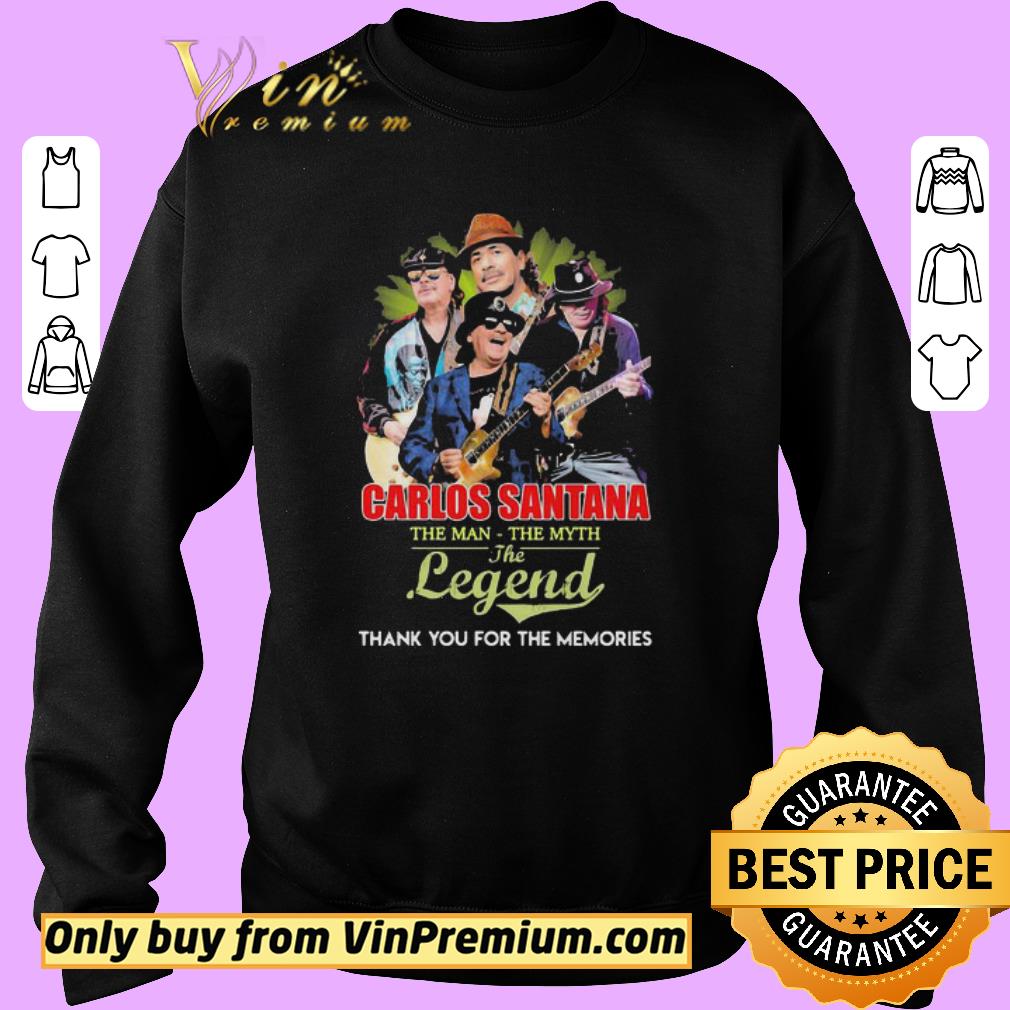 Pretty Carlos Santana The Man The Myth The Legend Thank You For The Memories shirt 5 Pretty Carlos Santana The Man The Myth The Legend Thank You For The Memories shirt