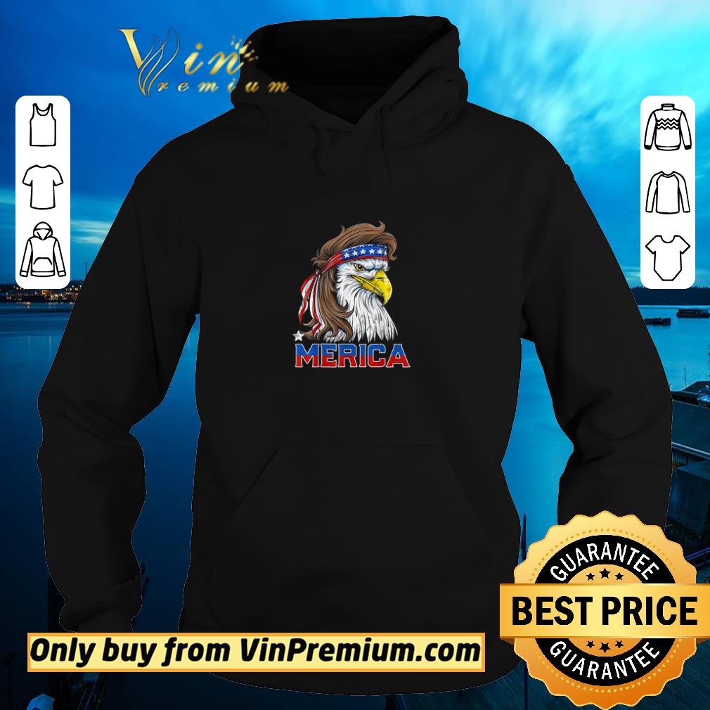 Premium Eagle Mullet Merica Happy 4th Of July American Flag shirt