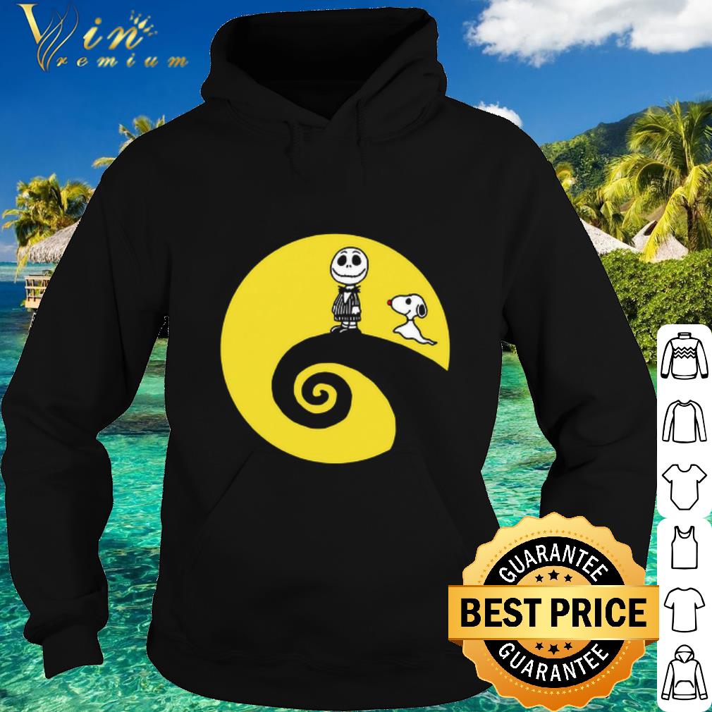 Premium Jack Skellington and Zero mashup Charlie Brown and Snoopy shirt 5 Premium Jack Skellington and Zero mashup Charlie Brown and Snoopy shirt