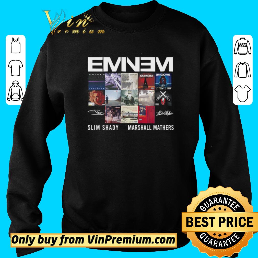 Premium Eminem Slim Shady Marshal Mathers Signature shirt
