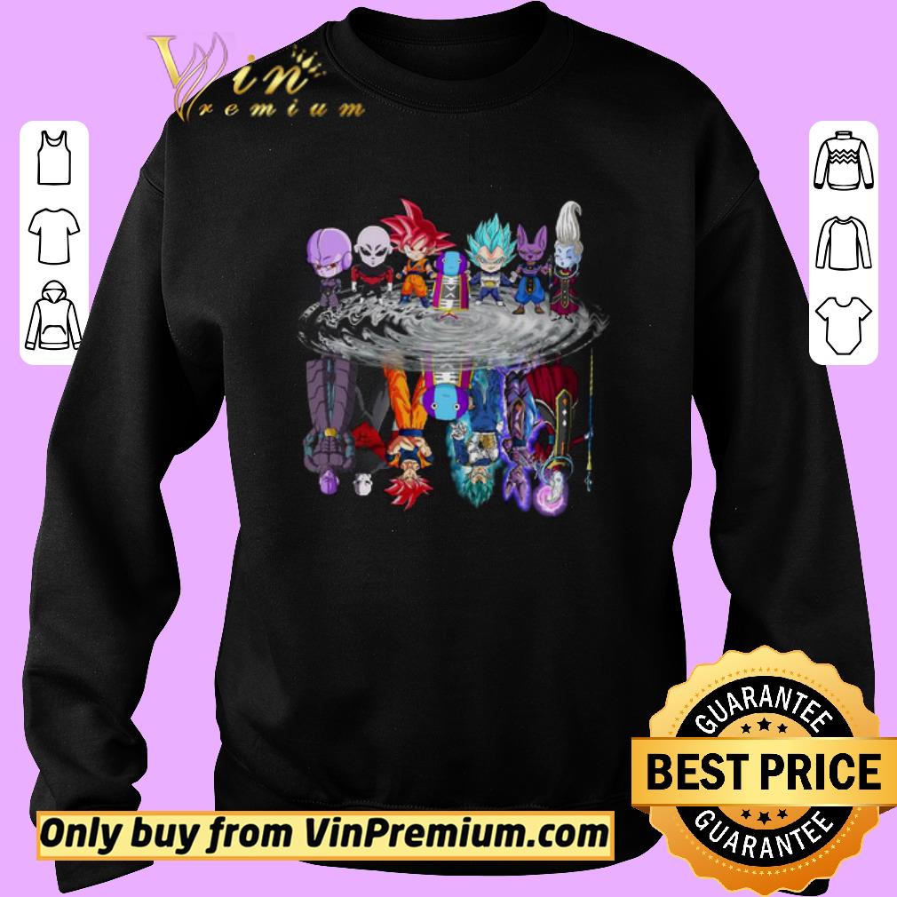 Official Dragon Ball Super Chibi Character Water Reflection shirt