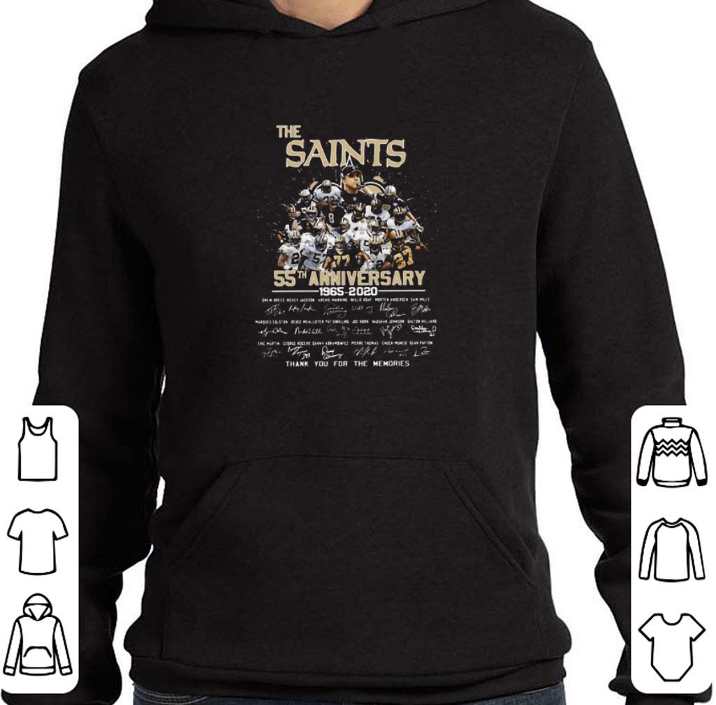 Top The New Orleans Saints 55th anniversary 1965-2020 signatures shirt 5 Top The New Orleans Saints 55th anniversary 1965-2020 signatures shirt