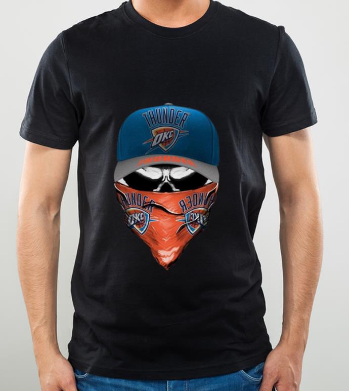 Hot Oklahoma City Thunder Skull Face Mask shirt