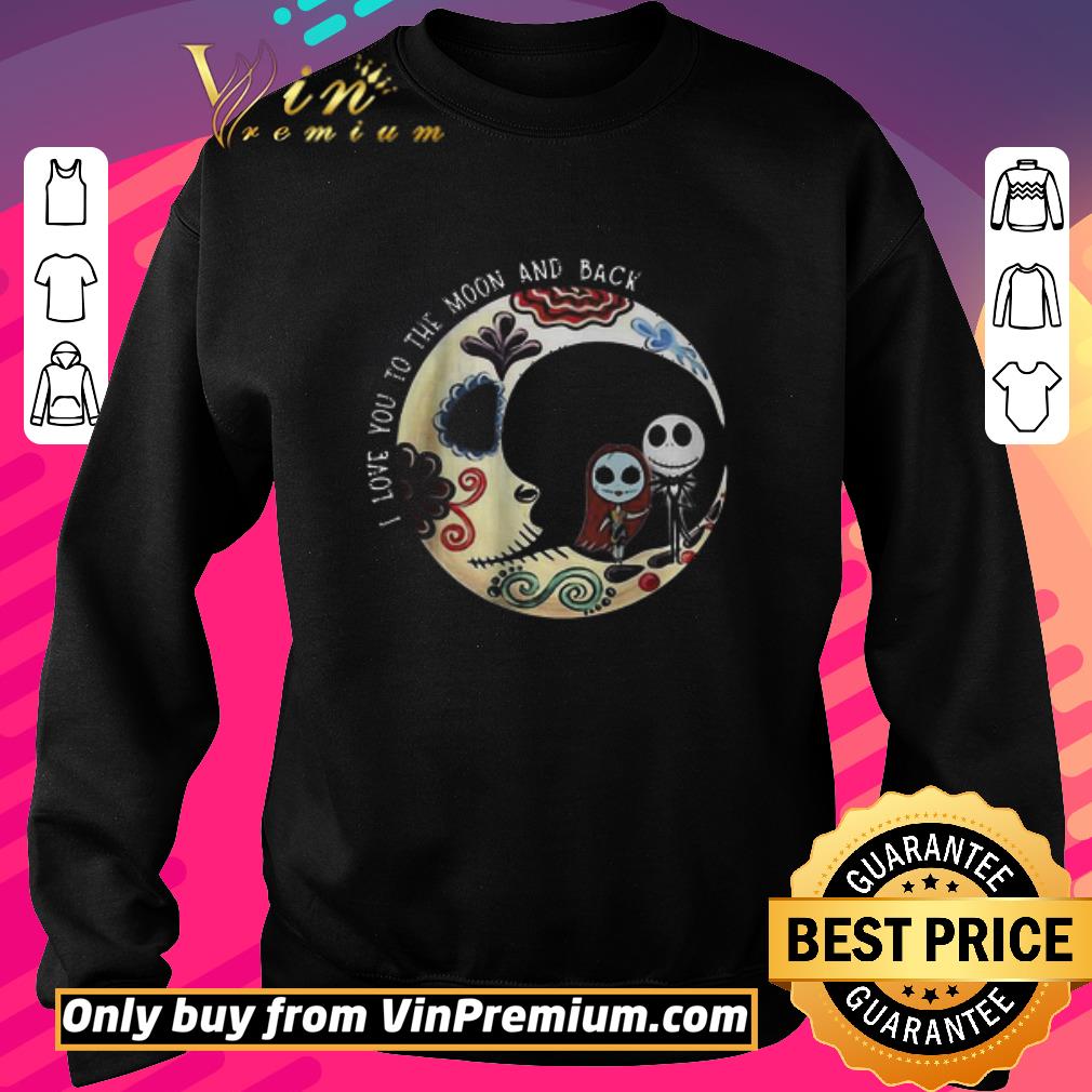 Official Jack Skellington And Sally I Love You To The Moon And Back Sugar Moon shirt 5 Official Jack Skellington And Sally I Love You To The Moon And Back Sugar Moon shirt
