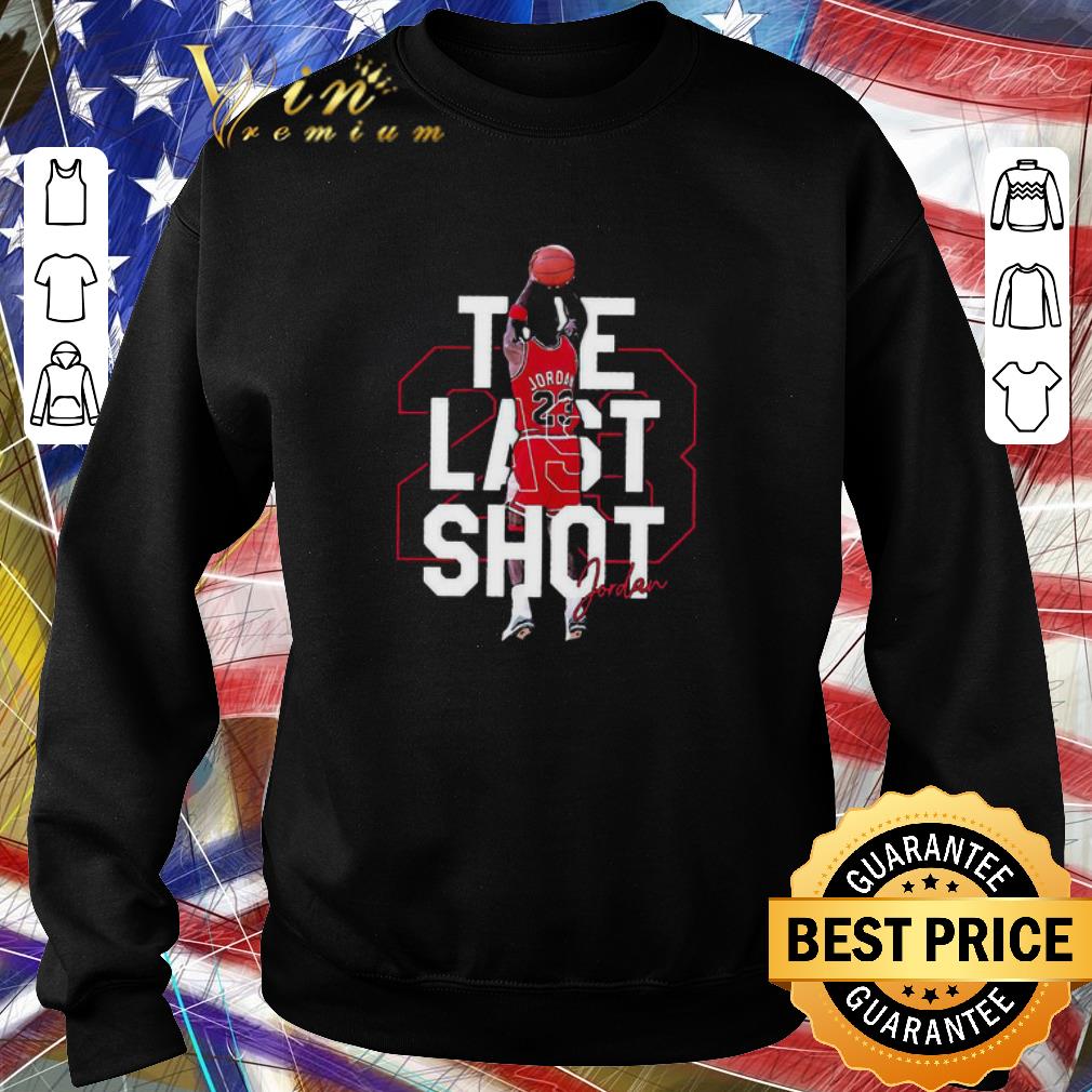 Top 23 Michael Jordan The Last Shot Signature Chicago Bulls shirt 5 Top 23 Michael Jordan The Last Shot Signature Chicago Bulls shirt
