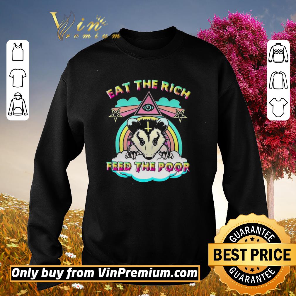 Official Goat Eat The Rich Feed The Poor shirt
